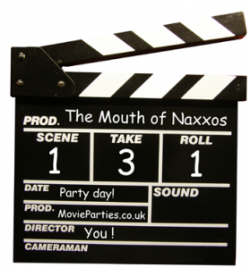 movie scripts for kids - clapperboard